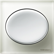 ABB Niessen Tacto белое стекло